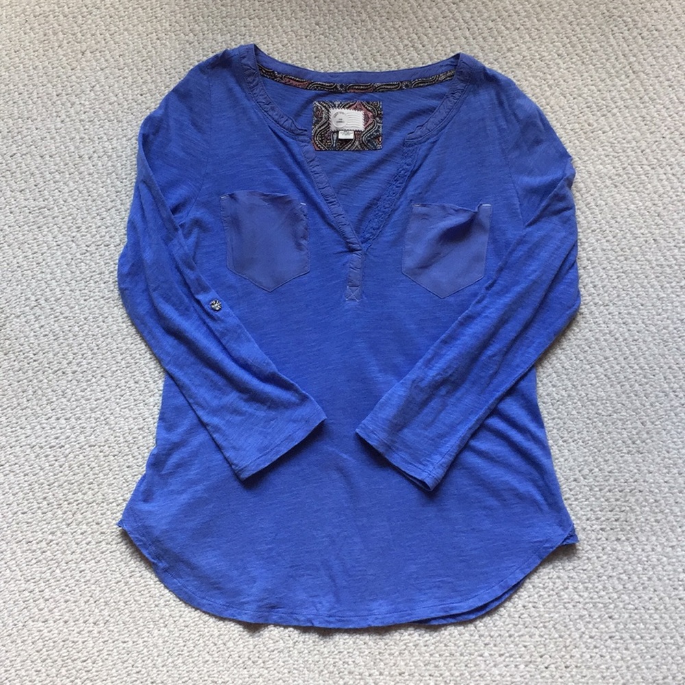 Anthropologie Postmark 3/4 Sleeve Shirt